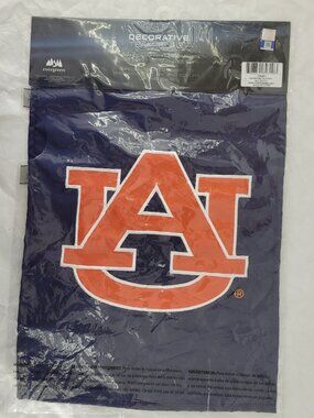 Auburn University Team Yard Garden Flag AU College Football Fan Blue Orange New